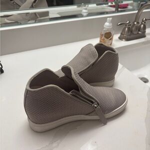 Steve Madden Taupe High-Top Sneakers